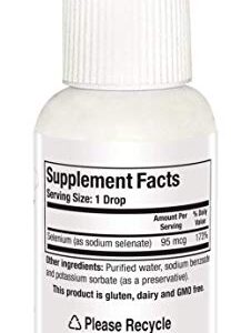 Biotics Research Aqueous Selenium Liquid Formula, 95 mg Selenium Drop, Supports Reproductive Health, Thyroid Gland Function, DNA Production, Cognitive Health, Potent Antioxidant 0.5 Fluid Ounces