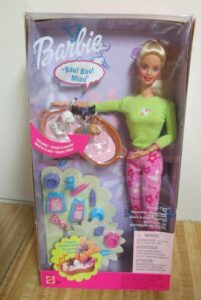 2001 barbie kennel care gift set