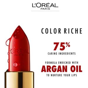 L'Oreal Paris Colour Riche Original Creamy, Hydrating Satin Lipstick with Argan Oil and Vitamin E, Ballerina Shoes , 1 Count