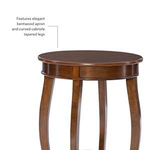 Powell Furniture Powell Hazelnut Round Shelf Table,, 18"L x 18"W x 24"H