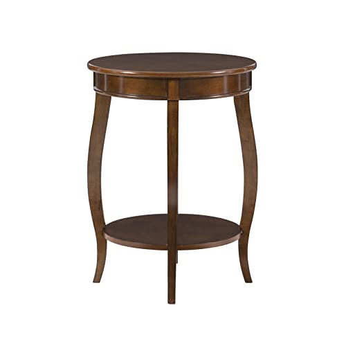 Powell Furniture Powell Hazelnut Round Shelf Table,, 18"L x 18"W x 24"H