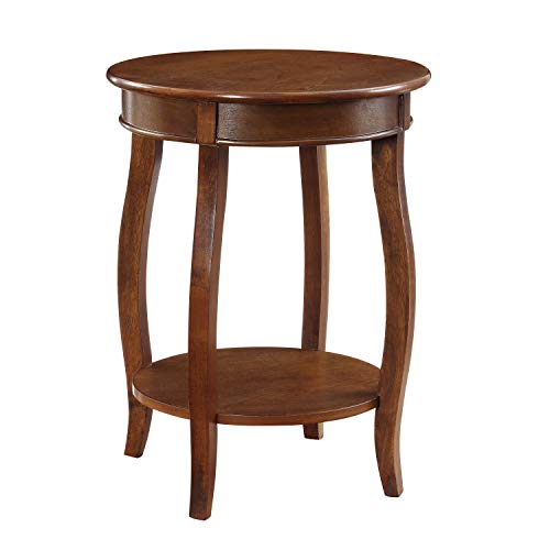 Powell Furniture Powell Hazelnut Round Shelf Table,, 18"L x 18"W x 24"H