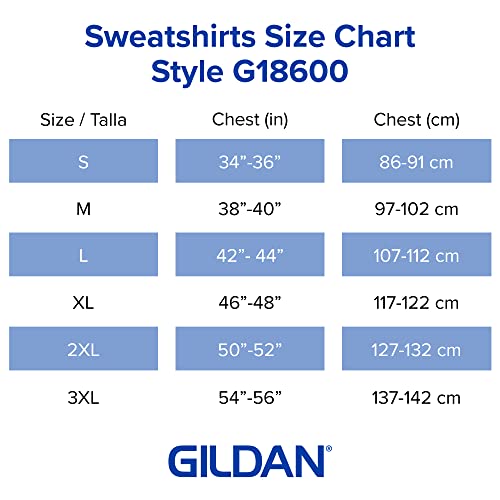 Gildan Adult Fleece Zip Hoodie Sweatshirt, Style G18600, Black, 2X-Large
