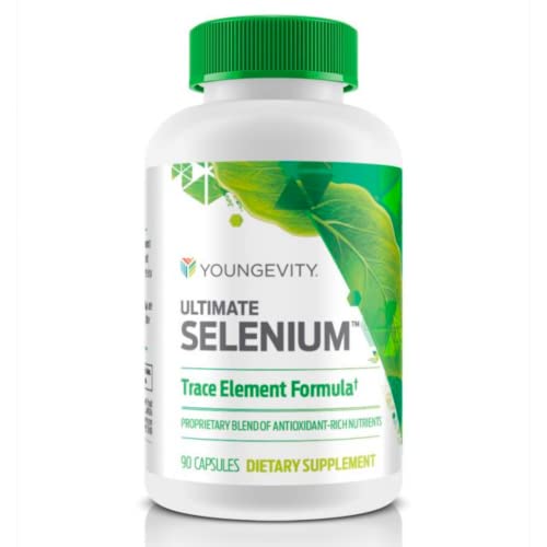 Youngevity Ultimate Selenium Trace Element Formula - 90 Capsules | Selenium 100 MCG + Other Essential Vitamins and Minerals (1 Pack)