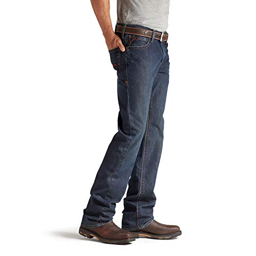 Ariat Male FR M4 Relaxed Basic Boot Cut Jean Shale 34W x 34L