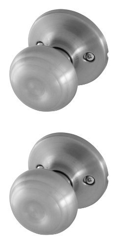 Honeywell Safes & Door Locks 8101303 Classic Passage Door Knob, Satin Nickel