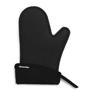 Kitchen Grips Chef's Mitt, Large, Cherry/Black