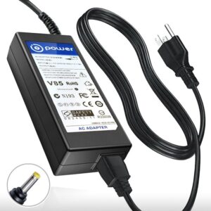 t-power 19v charger for vizio 22" 26" inch m221nv, m220nv, m260vp p,n sadp-65nb ab monitor edge lit razor led lcd tv hdtv replacement switching power supply cord charger