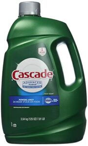 cascade advanced power liquid machine dishwasher detergent with dawn, 125-fl. oz, plastic bottle (125 fl oz)