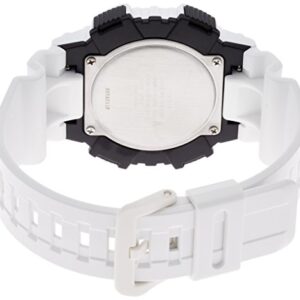 Casio Men's AQ-S810WC-7AVCF Analog-Digital Display Quartz White Watch, White/Black