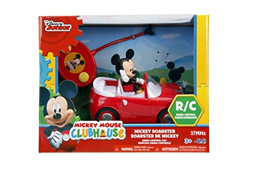 Jada Toys Disney Junior Mickey Mouse Clubhouse Roadster RC Car Red, 7"