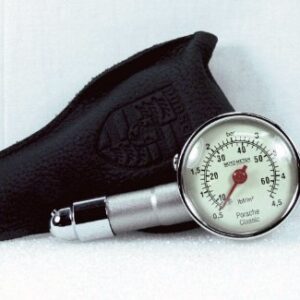 New Genuine Porsche Tire Pressure Gauge w/ Case OE. 91172220200