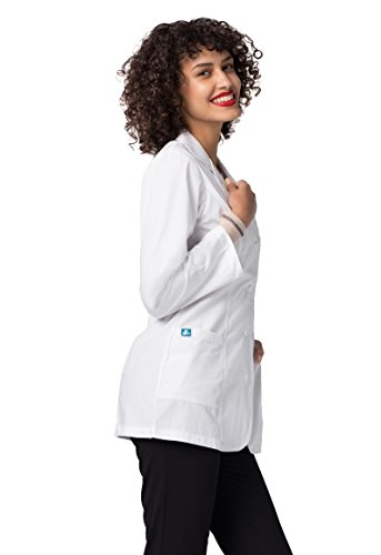 Adar Universal Lab Coats for Women - Princess Cut 30" Consultation Lab Coat - 806 - White - M