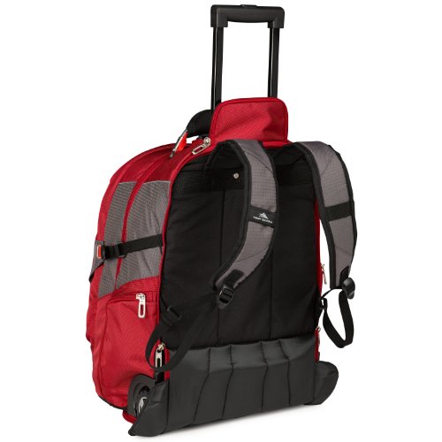 High Sierra XBT - Business Rolling Backpack, Carmine/Red Line/Black, One Size