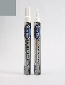 colorrite pen automotive touch-up paint for volvo s60 - silver metallic clearcoat 426 - color+clearcoat package