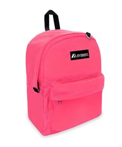 everest 2045cr classic backpack, hot pink, one size