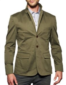 doberman menswear glen olive hunting blazer m-green