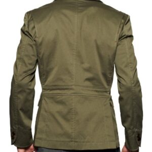 Doberman Menswear Glen Olive Hunting Blazer M-Green