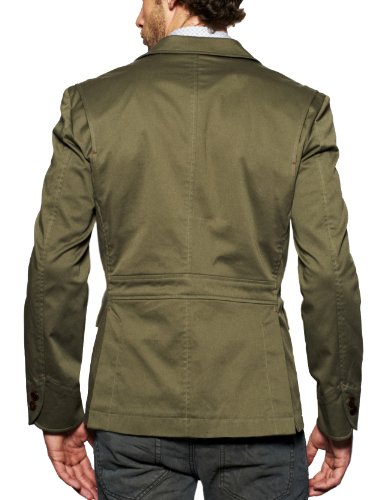 Doberman Menswear Glen Olive Hunting Blazer M-Green