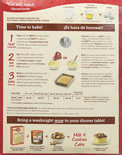 Betty Crocker Supermoist Cake Mix, Natural Vanilla, 15.25 oz