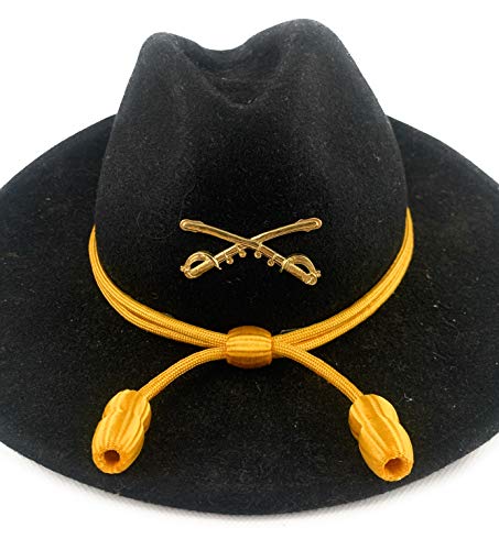 M & F Western Men's Acorn Cavalry Hat Band Yellow One Size