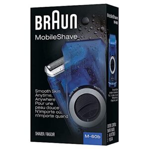 Braun Mobile Pocket Shaver M60 Red, 3.2 Ounce