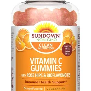 Nature's Bounty Sundown Vitamin C Gummies With Rosehips And Citrus Bioflavonoids, Orange Flavored, 90 Count