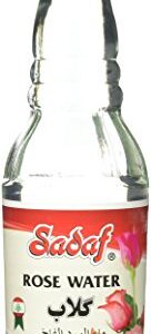 Sadaf Rose Water Glass Bottle, 10 fl. oz.