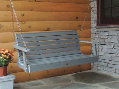 Highwood AD-PORW2-CGE Weatherly Porch Swing, 4 Feet, Coastal Teak