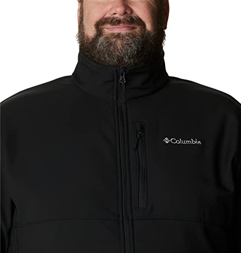 Columbia Men's Ascender Softshell Front-Zip Jacket, Black, Medium