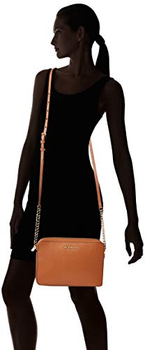 Michael Kors Women's Jet Set Crossbody Leather Bag, Luggage, Large