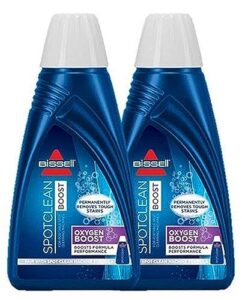 bissell 8011 32 oz oxygen boost formula carpet shampoo, 2-pack, blue, 64 ounce