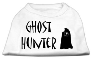 ghost hunter screen print shirt white with black lettering xxxl (20)