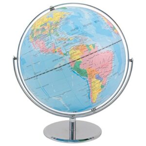Advantus 12 Inch Desktop World Globe with Blue Oceans (30502),13 W x 12 D x 15 H in