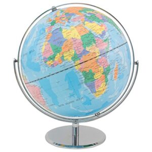 Advantus 12 Inch Desktop World Globe with Blue Oceans (30502),13 W x 12 D x 15 H in