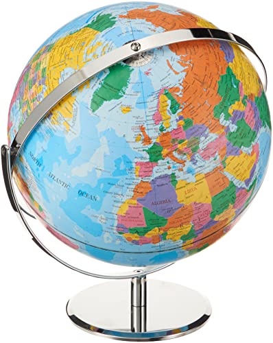 Advantus 12 Inch Desktop World Globe with Blue Oceans (30502),13 W x 12 D x 15 H in