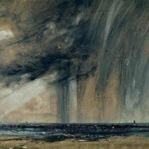 Imagekind Wall Art Print entitled Rainstorm Over The Sea, C.1824-28 by The Fine Art Masters | 22 x 16