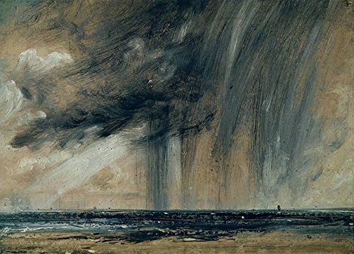 Imagekind Wall Art Print entitled Rainstorm Over The Sea, C.1824-28 by The Fine Art Masters | 22 x 16