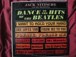 jack nitzsche and his orchestra "dance to the hits of the beatles" original 1964 reprise records r-6115 mono vinyl lp ex