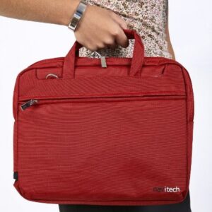 Navitech Red Case/Cover Bag Compatible with The Laptop/Notebook and Tablet PC's Compatible with The Sony VAIO Fit 15