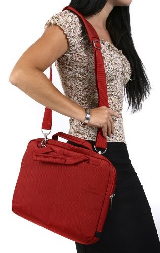 Navitech Red Case/Cover Bag Compatible with The Laptop/Notebook and Tablet PC's Compatible with The Sony VAIO Fit 15