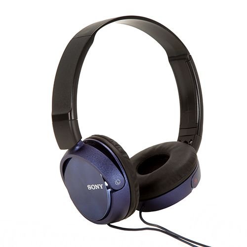 Sony MDR-ZX310AP ZX Series Wired On Ear Headphones with mic, Blue, 1 x 1 x 1 inche