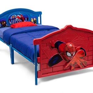 Marvel Spider-Man Plastic 3D-Footboard Twin Bed by Delta Children