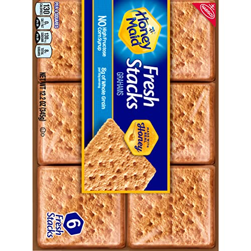 Honey Maid Fresh Stacks Graham Crackers, Flavour, 73.2 Ounce , 6 Count (Pack of 6)