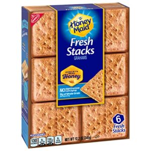 Honey Maid Fresh Stacks Graham Crackers, Flavour, 73.2 Ounce , 6 Count (Pack of 6)