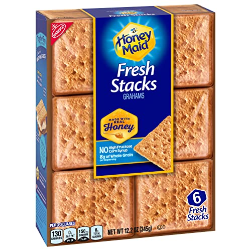 Honey Maid Fresh Stacks Graham Crackers, Flavour, 73.2 Ounce , 6 Count (Pack of 6)