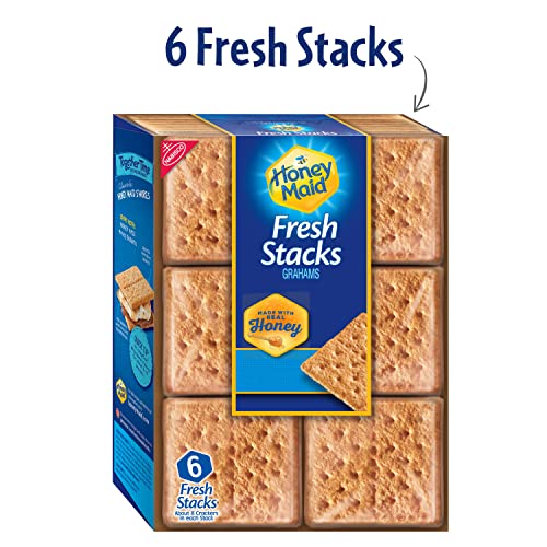 Honey Maid Fresh Stacks Graham Crackers, Flavour, 73.2 Ounce , 6 Count (Pack of 6)