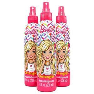 barbie cotton candy scented hair detangler 8oz (pack of 3)