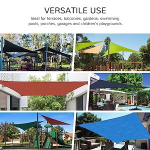Outsunny 16' x 20' Sun Shade Sail Canopy, Rectangle UV Block Awning for Patio Garden Backyard Outdoor, Brown
