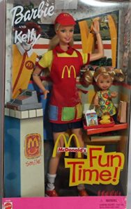 barbie ( barbie ) and kelly mcdonald's ( mcdonald's ) fun time! dolls set (2001) doll doll figure ( parallel import )